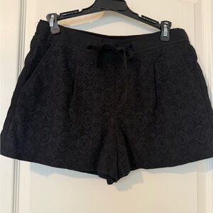Black Lace Women's Shorts